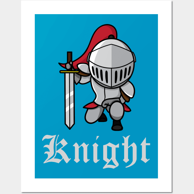 Templar Knight Warrior Wall Art by vladocar